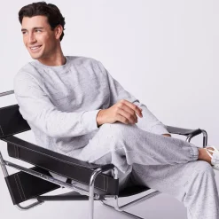 MONROW Raglan Sweatshirt HEATHERGREY Sale